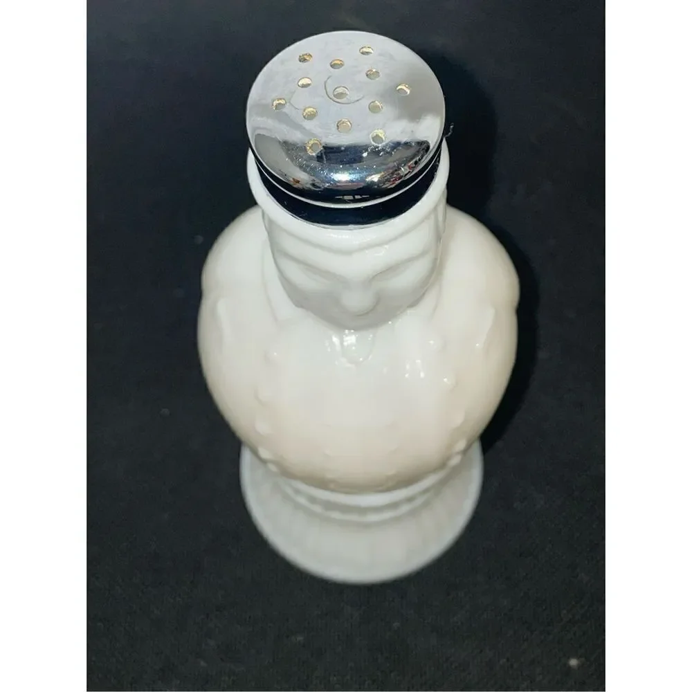 Vintage milk glass shaker